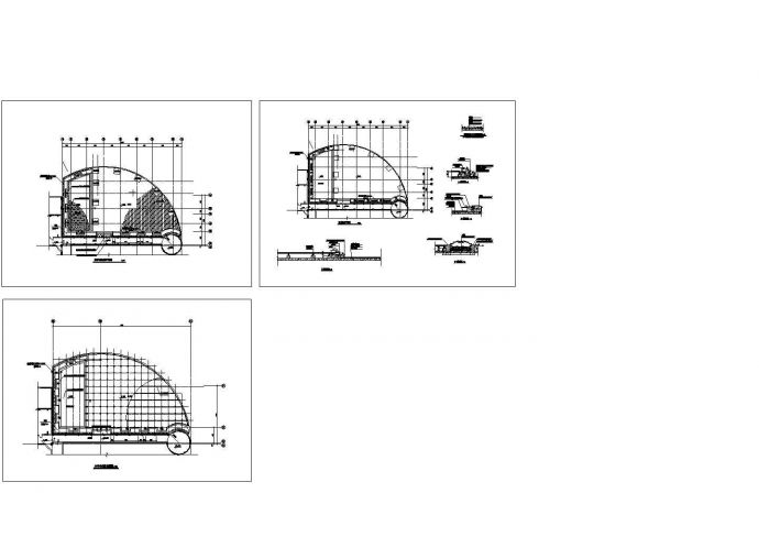 安徽某住宅区屋顶花园施工CAD图纸_图1