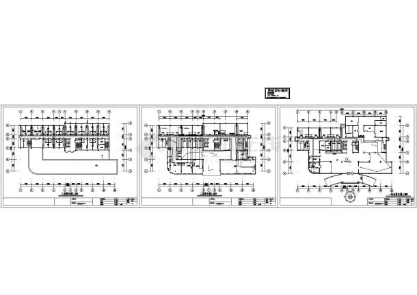 兰州市某居住区3层小型招待所弱电平面设计CAD施工图-图二