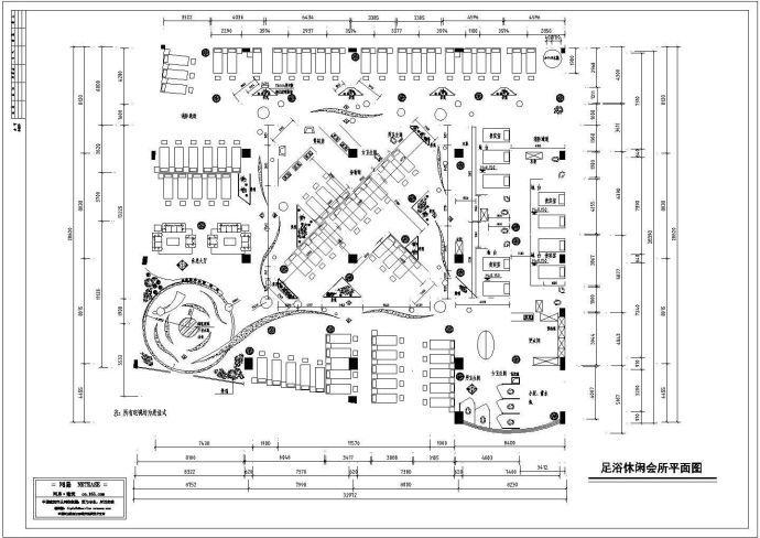 足浴城平面设计图_图1