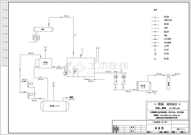 厂房燃油锅炉系统图-图一
