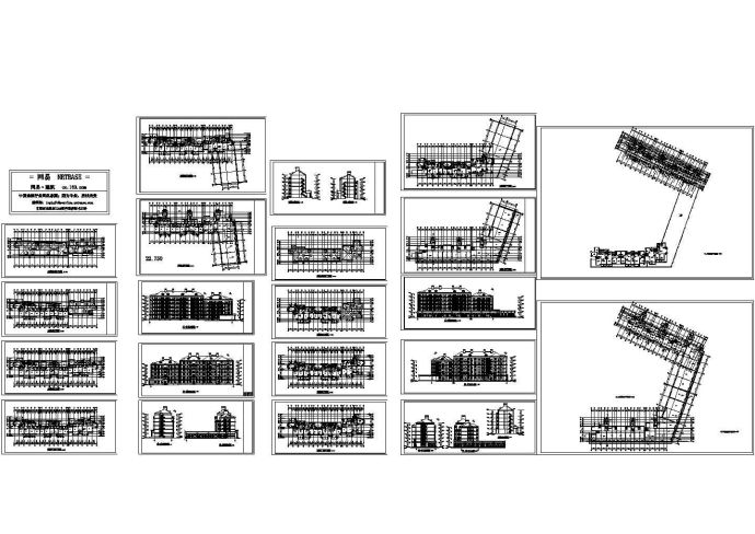 某异型柱框架住宅楼建筑图_图1