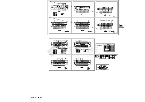 西飞技术学校装饰竣工图-图一