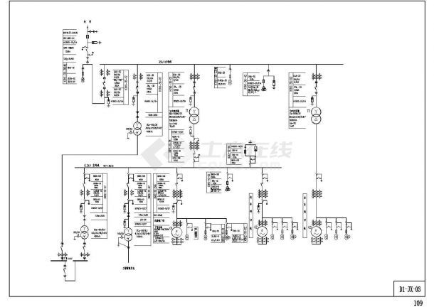 小水电站机电设计图（D1）-JX-图二