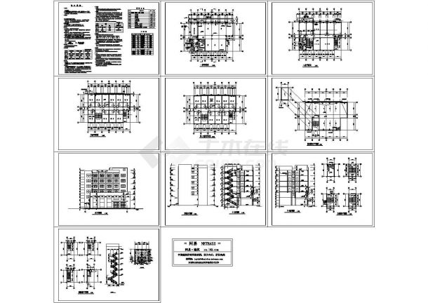 综合楼设计建筑图-图一