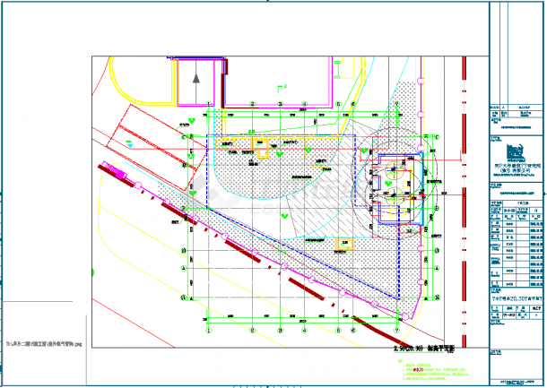 某地污水处理站电气施工图CAD图纸-图二