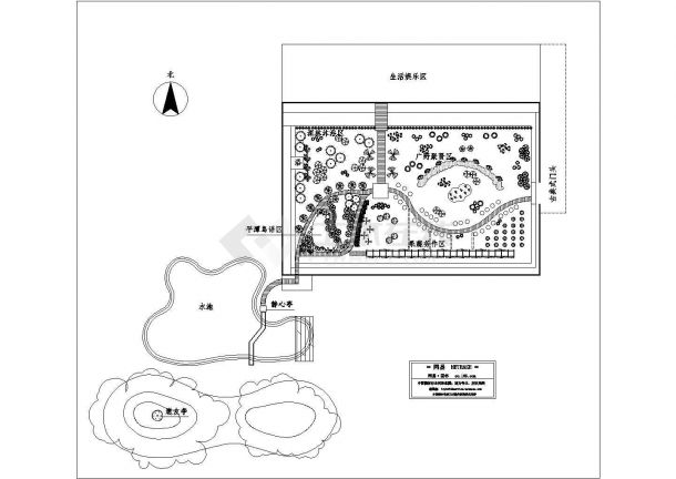 温室及外围景观施工图-图一