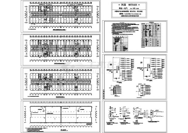 某地学校宿舍楼群弱电设计CAD图纸-图二