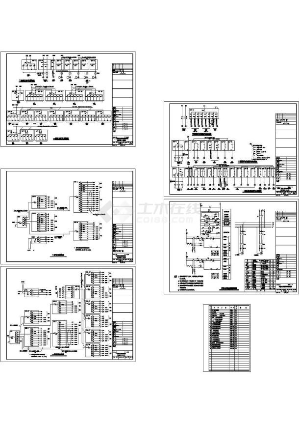 医疗工业厂房CAD电气设计图-图一
