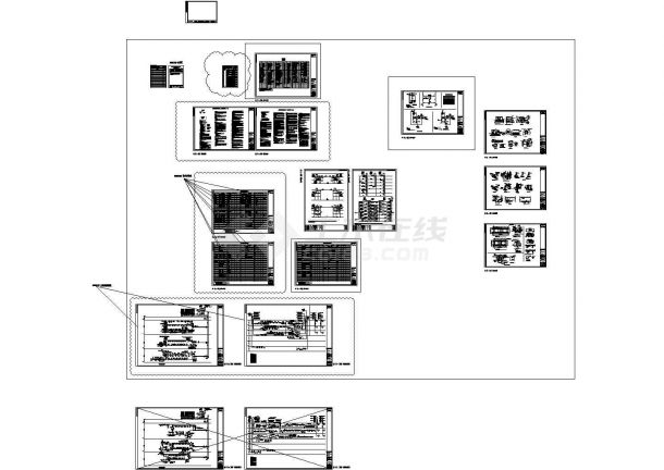 广州集团总部办公大楼暖通施工图（含目录、说明、设备表、系统图）-图二