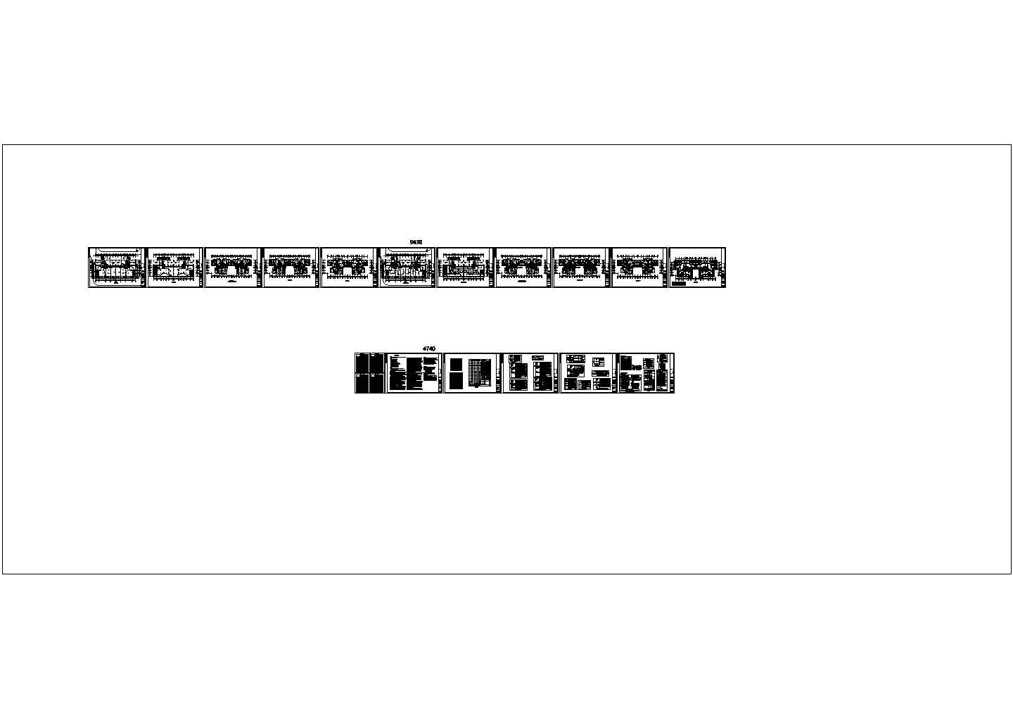 大型商业综合楼全套电气施工图纸