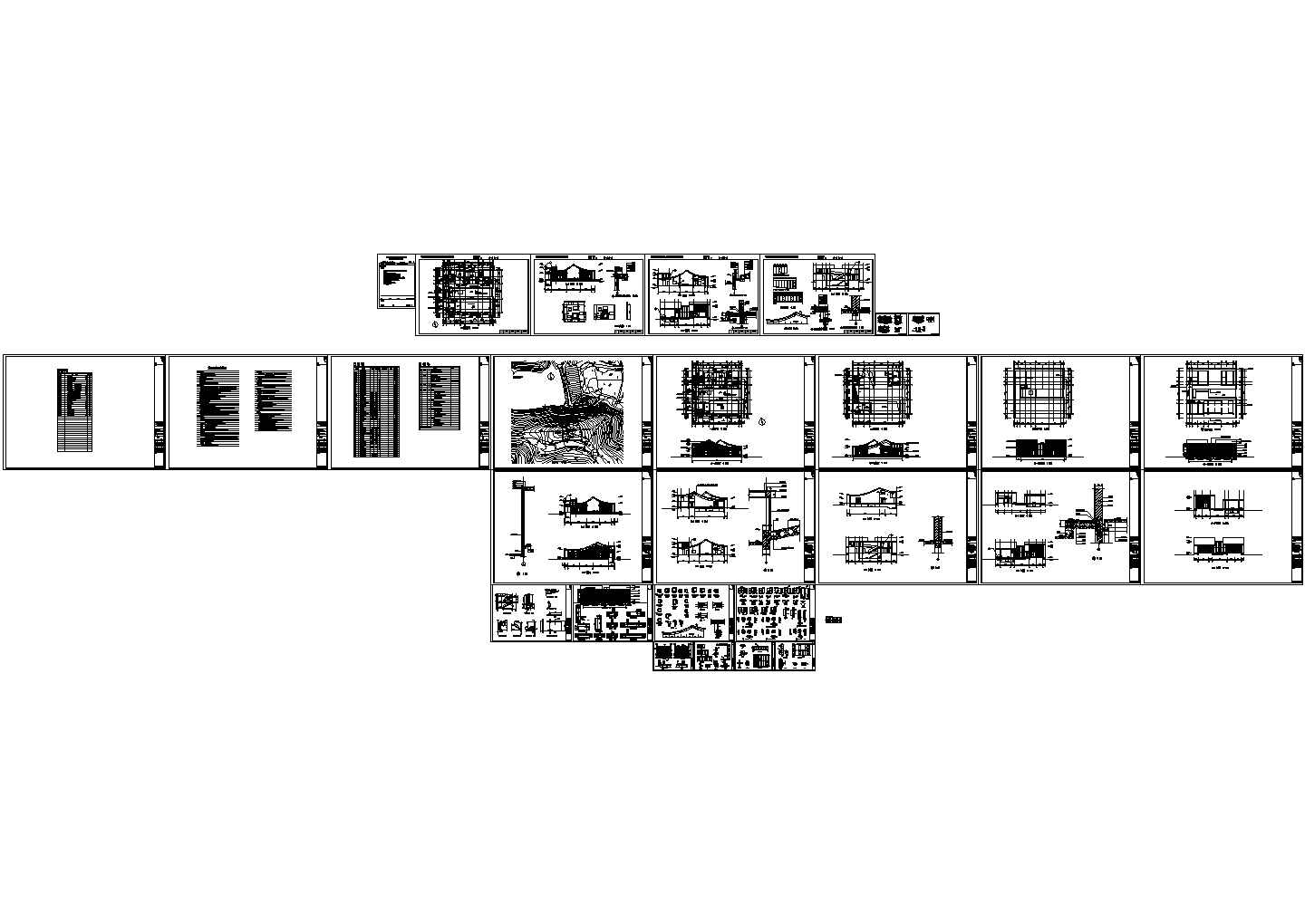 [南京]王澍三合宅建筑施工图