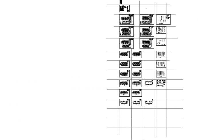 某小高层砖混结构住宅楼给排水设计cad全套施工图（含设计说明，含2栋楼设计）_图1