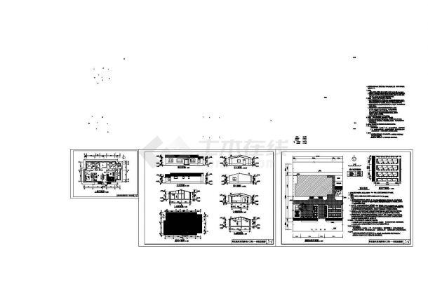 [山西]新农村砖木结构布局紧凑一层住宅建筑施工图-图一