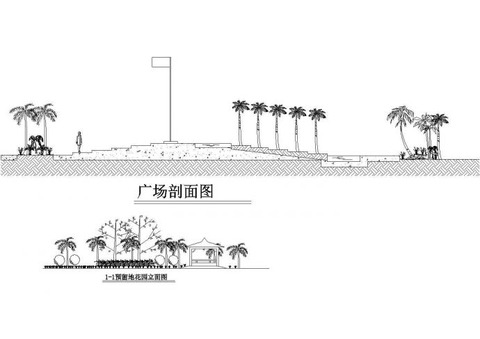 14套广场景观规划施工设计CAD图纸_图1