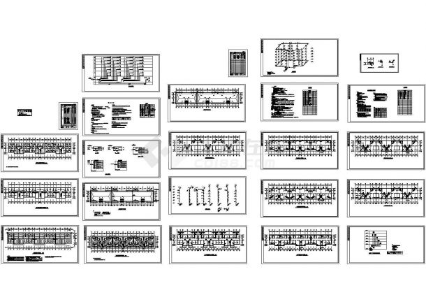 西安市某6400㎡六层砖混结构住宅楼水暖电设计全套CAD图-图一