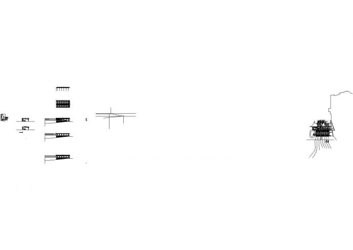 特色小区车库入口廊架设计详图（方钢结构）_图1