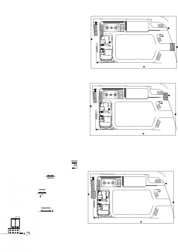 某铁艺围墙和大门以及电动伸缩门设计cad套图（甲级院设计）_图1