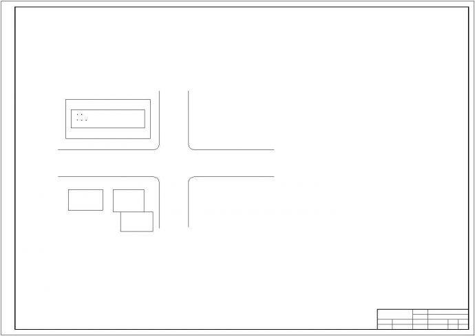 【5层】5200平米左右一字型框架结构办公楼毕业设计建筑图纸_图1