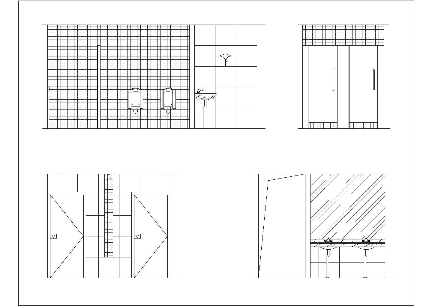 某五星级大酒店装饰工程CAD完整详细设计图纸