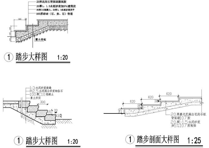 景观细部施工图—道路铺装施工图设计_图1