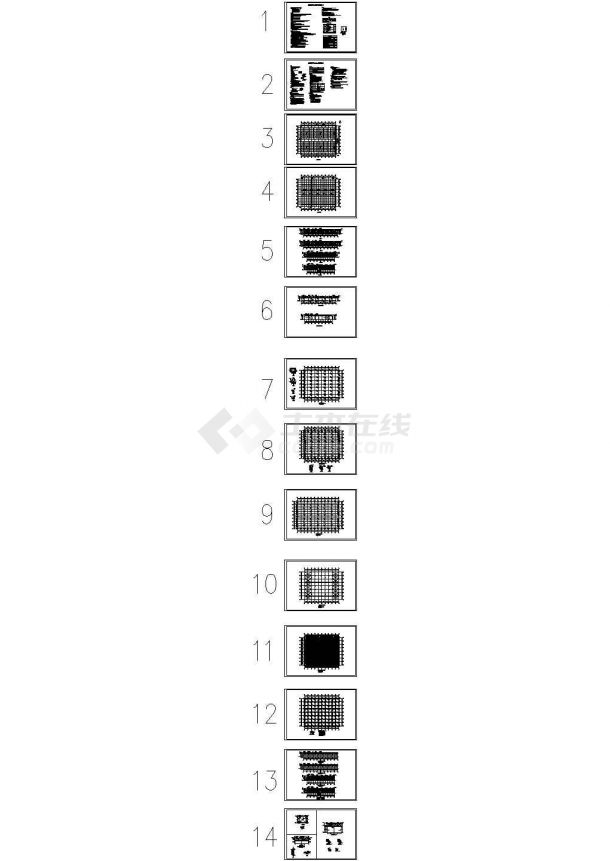 某阳光智能温室大棚设计cad全套结构施工图纸（含设计说明，含建筑设计）-图一