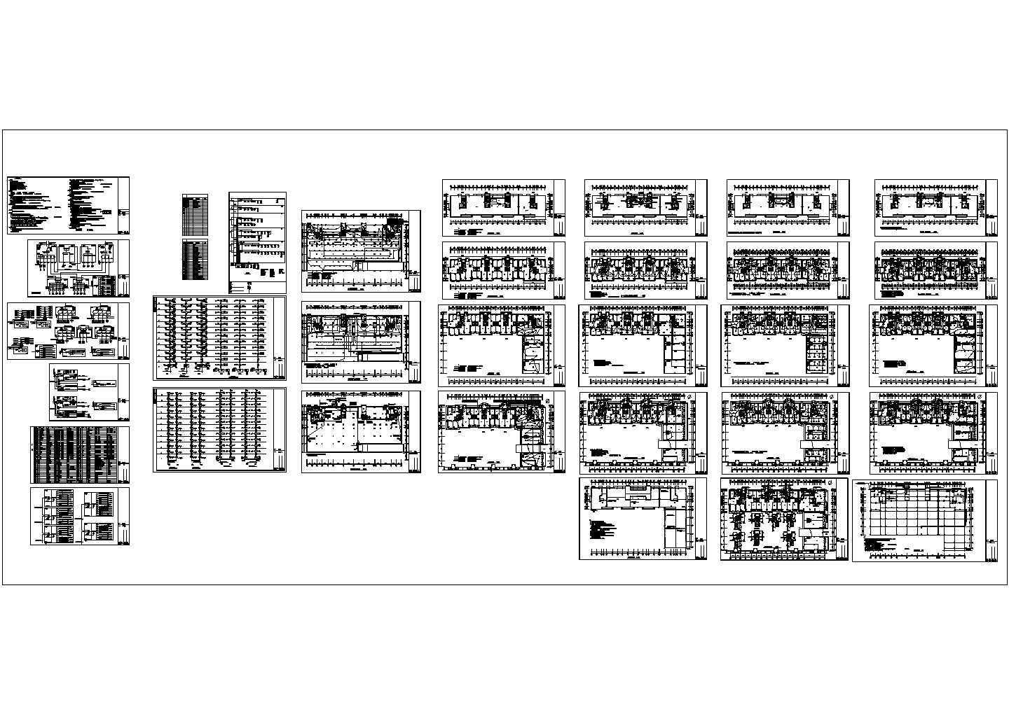 某带有消防中心控制线的2号楼工程高层电气施工图