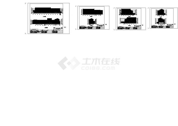 渭河产能商贸城外装饰（幕墙）设计图-图二