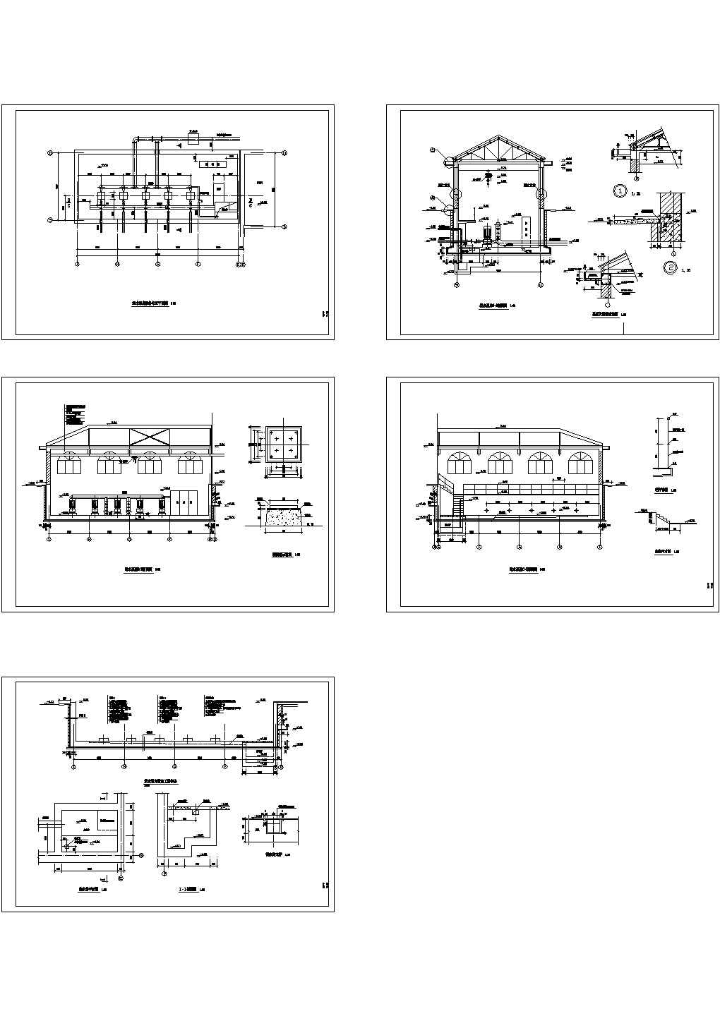 给水泵房全套CAD设计施工图