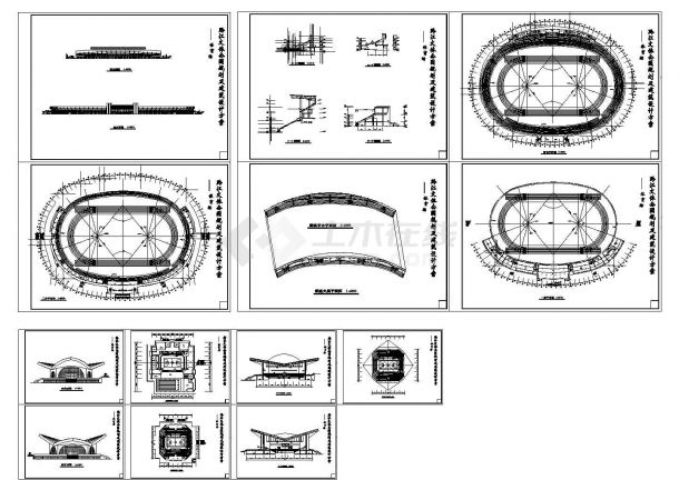 某体育场规划及建筑设计方案图-图一