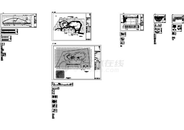 浙江萧山城市广场全套景观施工图-图二