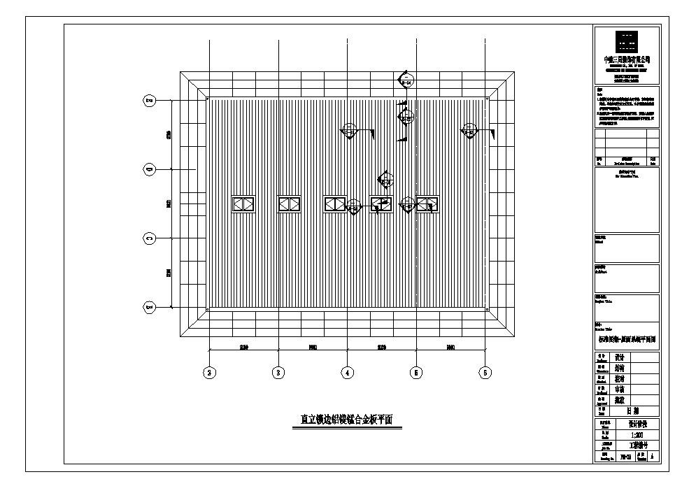 屋面系统CAD标准平面图