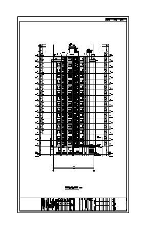 重庆17层住宅商业建筑图