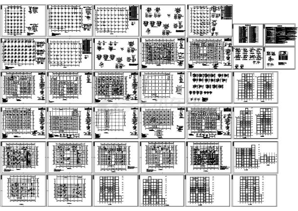 某6883.6平米饲料公司钢结构车间设计cad全套结构施工图（含设计说明，31张图）-图一