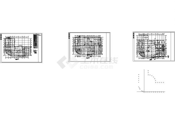 27层钢框架-钢筋混凝土筒体混合结构酒店结构施工图-图一