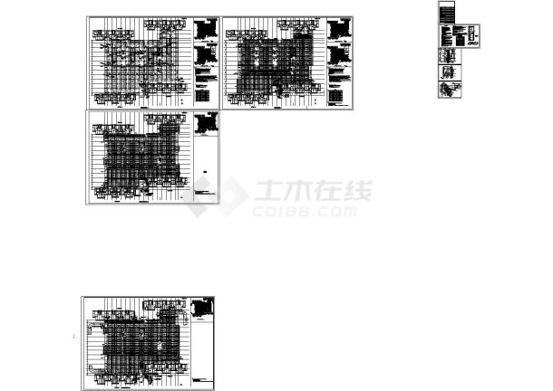 [北京]高层住宅群给排水消防施工图（中水 凝结水系统）-图一