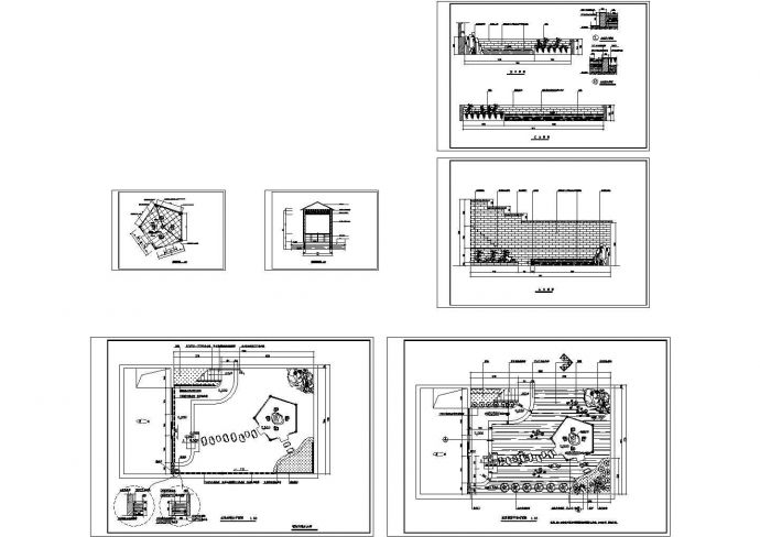 某建筑公司屋顶花园平面布置CAD图纸_图1