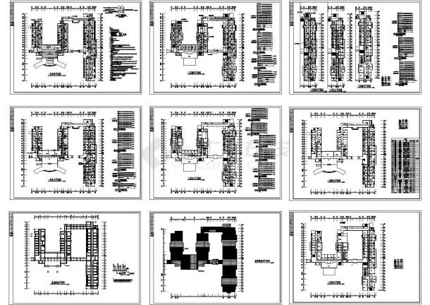 医院综合楼电气图-图一