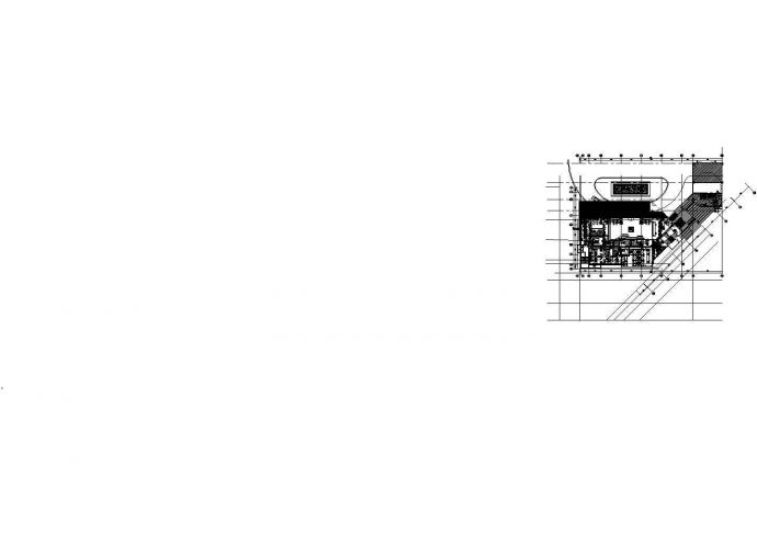 [广东]大型综合超市空调通风系统设计施工CAD图（风冷热泵冷水机组）_图1