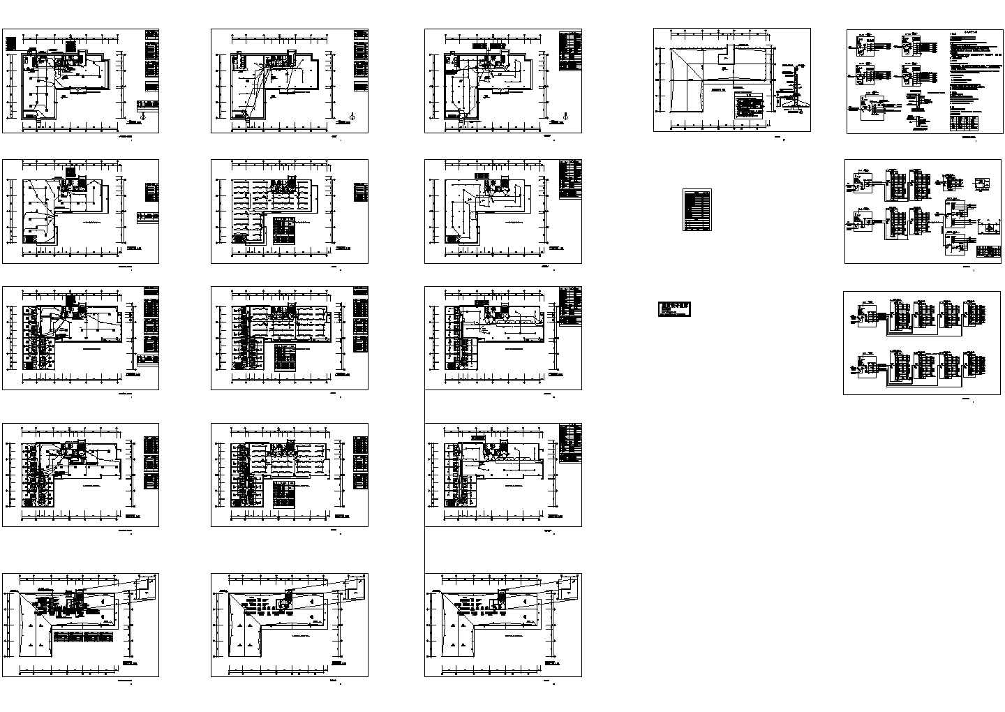某办公楼电气设计CAD图纸