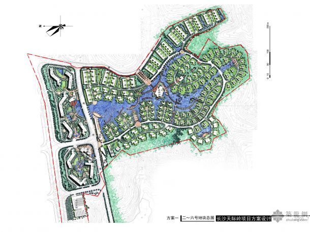 [长沙]大型住宅区项目规划设计方案-图一