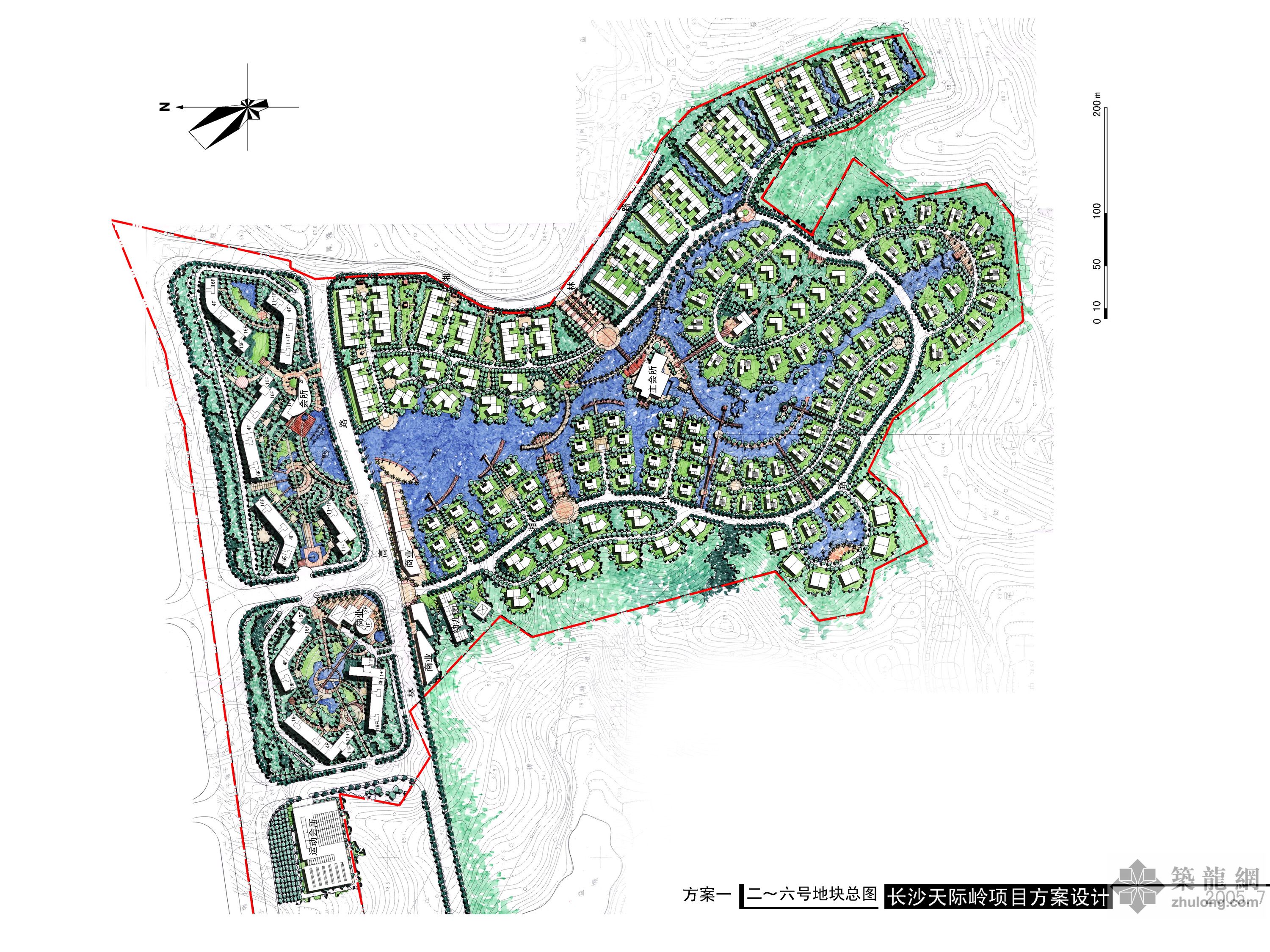 [长沙]大型住宅区项目规划设计方案
