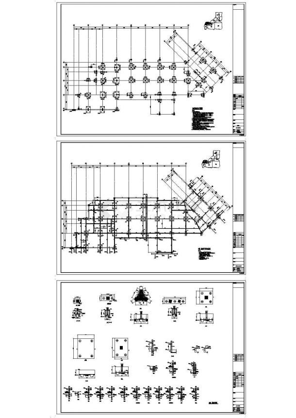 [河南]多层建筑PHC管桩及基础工程施工图-图一