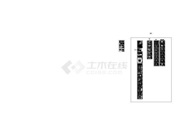 北京6层科研楼项目电气设计cad施工图-图一