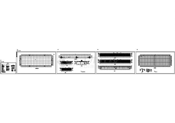 某玻璃温室大棚设计cad全套建筑施工图（含设计说明）-图一