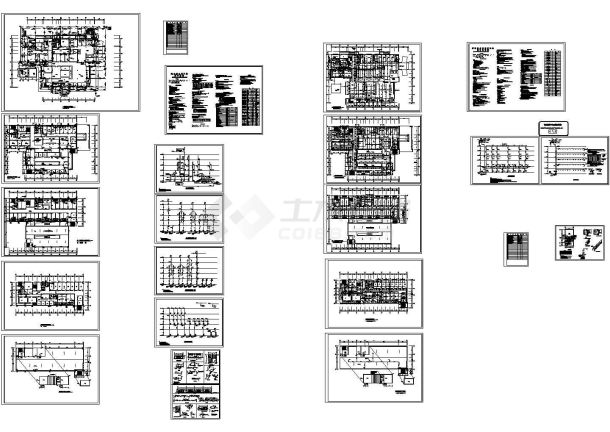 某7415㎡地上五层医院给排水消防设计cad全套施工图（含设计说明）-图二