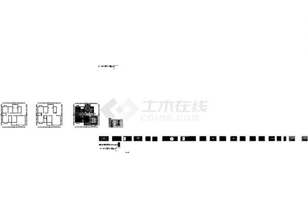 [山西]晋中市四居室住宅设计施工图（附效果图）-图一