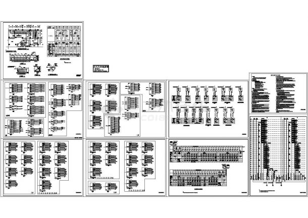 某30层商住楼高低压配电系统CAD图纸-图一