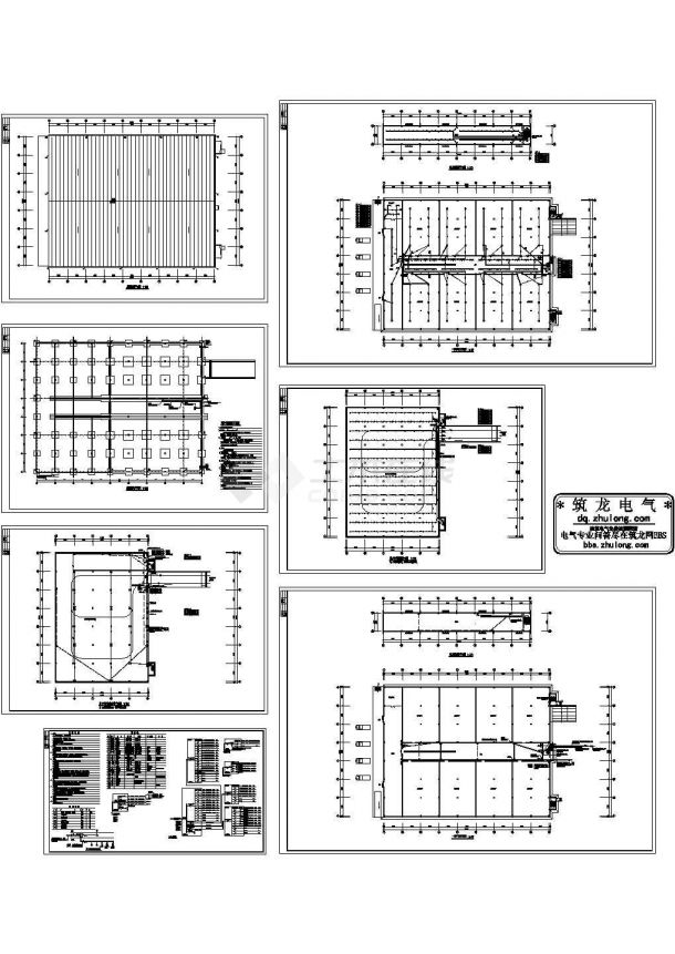 某物流中心冷库（8511㎡）配电设计cad全套电气施工图（含设计说明）-图一