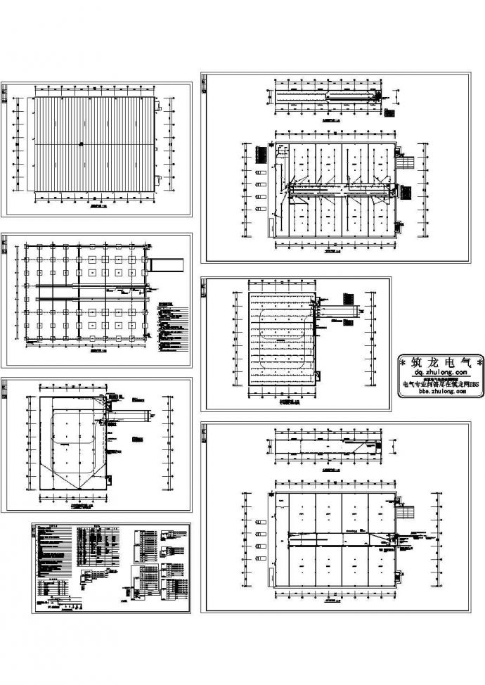 某物流中心冷库（8511㎡）配电设计cad全套电气施工图（含设计说明）_图1