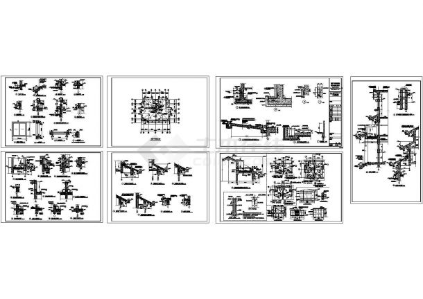 欧式庄园欧式别墅全套建筑设计图-图一